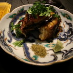 龍吟 - 琵琶湖の天然大鰻。ただ柔らかいだけではないですね。