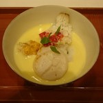 蓬左茶寮 - コーンスープ･オマージュ ド セイジ コンドー