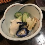 酒膳町家 暮れ六つ - 漬け物盛り