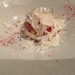 ポンテ デル ピアット - ライチとアセロラのハロハロ仕立て ココナッツのソルベ添え