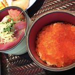 【2018年03月】いくら丼、海鮮丼。