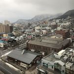 ラビスタ函館ベイ - 【2018年03月】ラビスタ特製オリジナル濃厚プリン。眼下の景色。