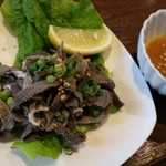 焼肉　一心 - センマイゆびき刺