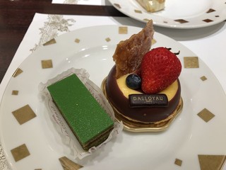 ダロワイヨ - ケーキブッフェで食べたケーキ達。