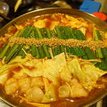 大阪 もつ鍋 PLay - もつ鍋　辛味