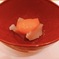 みや古 - ホタテ黄身酢