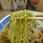 日本ラーメンみなみ - 2018年6月 肉ニラ炒めラーメン　750円