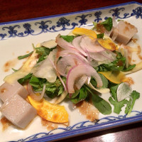 蕎麦懐石 無庵 - 蕎麦豆腐のサラダ