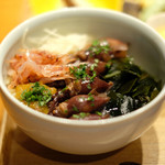 立場割烹 SSAW - 皐月の贅沢御膳 1000円 の富山産蛍烏賊の炊き込み飯