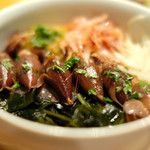 立場割烹 SSAW - 皐月の贅沢御膳 1000円 の富山産蛍烏賊の炊き込み飯