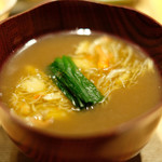 立場割烹 SSAW - 皐月の贅沢御膳 1000円 の蟹汁