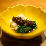 立場割烹 SSAW - 皐月の贅沢御膳 1000円 のくみ湯葉とおかひじきのサラダ