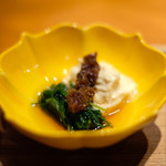 立場割烹 SSAW - 皐月の贅沢御膳 1000円 のくみ湯葉とおかひじきのサラダ