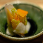 立場割烹 SSAW - 皐月の贅沢御膳 1000円 の塩麹のお新香