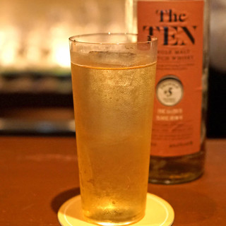 BAR Too - The Ten Single Malt Medium Sherry のダブルのハイボール