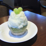 アルピーノ - 料理写真:生メロンミルクかき氷　750円