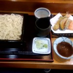 そば処 ひろと - 【2018.6.16(土)】海老野菜天せいろうどん(並盛)1,250円