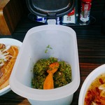 元祖一条流 がんこ総本家 - ｢辛いものはお好きですか？｣と聞かれ、嬉しいことに青唐辛子の刻みペーストも！