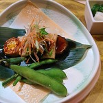 彩懐石 わらび高砂 - 穴子、ズッキーニ