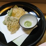 彩懐石 わらび高砂 - 鮎天婦羅