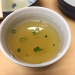 三谷製麺所 - つけ汁 スープ割