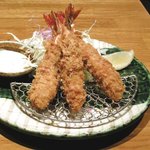 勝烈亭 - 海老フライ定食