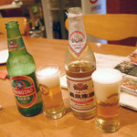 栄児 家庭料理 - 青島燕京ビール＠栄児