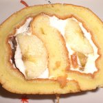 シフォン工房　amoroso - バナナとキャラメルのロールケーキ
