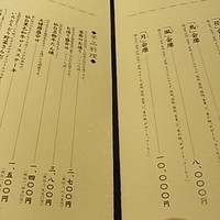 びわね - 夜メニュー