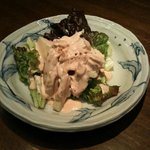 鳥とアボガドのサラダ