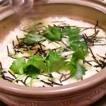 銀座苑 - 最後の楽しみ、すっぽん雑炊。