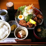 まき - からあげ定食