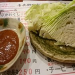 酉や 喜兵衛 - つまみに最高！味噌キャベツ。