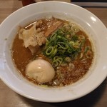 麺屋 青空 - 煮干し醤油ラーメン 600円 +煮玉子(17年12月)