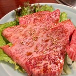 焼肉 静龍苑 - カルビ　1,500円
