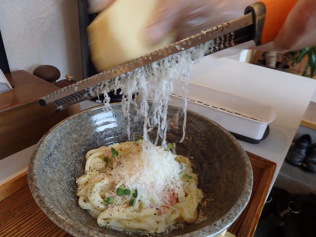 讃岐うどんと中標津ゴーダチーズとのマリア ジュもいいんでないかぇ By めたぼ むらかみうどん 中標津町その他 うどん 食べログ
