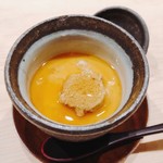 くろ﨑 - 2018.5.  北海道昆布森産 毛蟹の茶碗蒸し