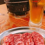 Succhi - 国産上ハラミ&生ビール