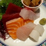 Nishingoten - 刺身盛り合わせ(お通し)700円