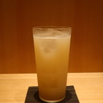 こころや - あらごしももソーダ割り