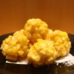 こころや - とうもろこしの岩石揚げアップ