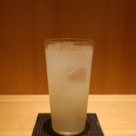 こころや - 鶴梅 柚子 ソーダ割り