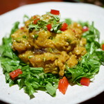 タンドールバル カマルプール - マグロとアボカド マサラなめろう￥７８０