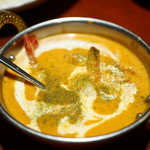 タンドールバル カマルプール - クリーミー海老カレー￥１４００