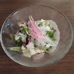 洋食・ワイン フリッツ - セットのサラダ