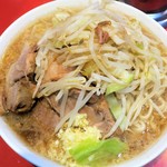 ラーメン二郎 - ラーメン小＋ニンニク多め野菜