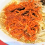 ラーメン二郎 - 一味投下～♪