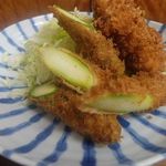 小田保 - アスパラフライ、牡蠣フライ