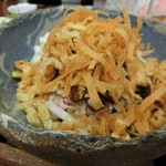 蟹と焼きしいたけのトマトサラダ700円