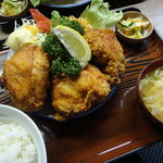 Miyagawa - から揚げ定食　３個